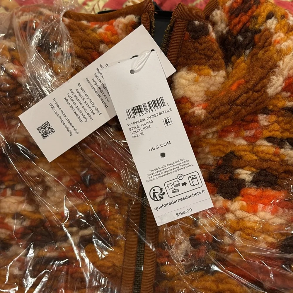 UGG-Marlene Jacket Boucle-Hardwood Multi - Picture 5 of 5